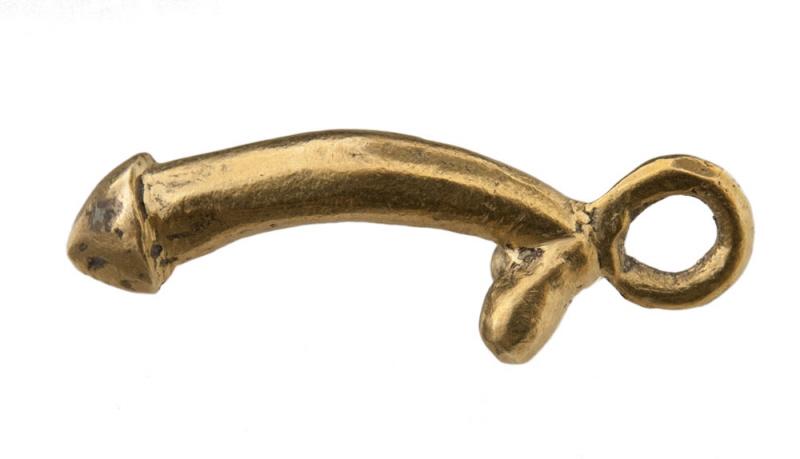 L bronze africain porte cles zizi penis sexe phallus 12 08 15 00026